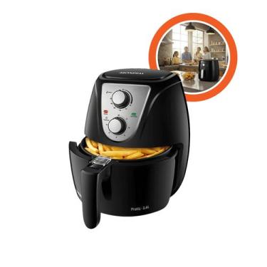 Imagem de Fritadeira 3,6 Panela Sem óleo Elétrica 110V AF36 Preto/Inox - MONDIAL