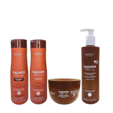 Imagem de Kit Arvensis Professional Cachos Naturais - Shampoo 300ml + Co-Wash 30