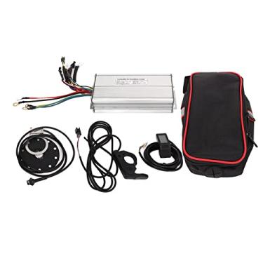 Imagem de Kit de conversão de bicicleta elétrica 1000W de alta potência 30A controlador de onda senoidal com o acelerador de polegar do painel LCD4 para scooters elétricas de bicicletas