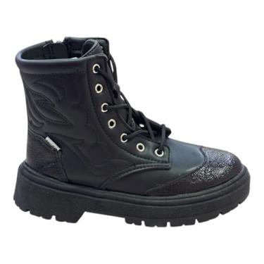 Imagem de Bota Coturno Infantil Feminina Duda Bordado Preta (Preta, BR, Criança de 4 a 8 anos, Numérico, M, 31)