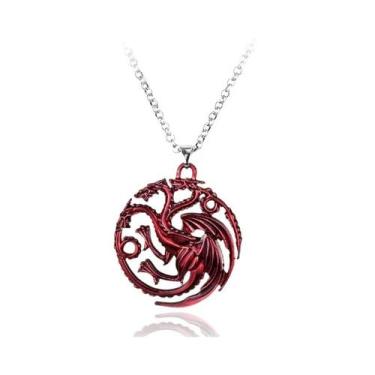 Imagem de Chaveiro Dragão Targaryen - Presente para Fãs de Game of Thrones, N184