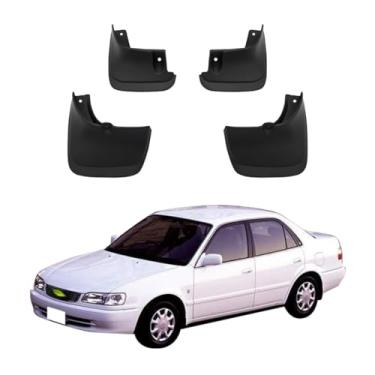 Imagem de 4 Pces Para-Lamas para Automóveis, Protetor de Lama Resistente do Respingo Plástico de Proteção Reforçada compatível com Toyota Corolla AE110 1999 2000 2001 2002