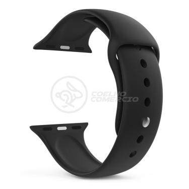 Imagem de Pulseira Silicone Para Iwo Smartwatch 42mm E 44mm - Preto