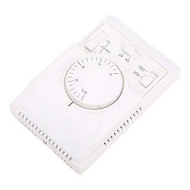 Imagem de Termostato de Ar Condicionado Montado na Superfície de Temperatura Mecânica 10-30 ℃ Modo de Controle AC220V para Instalação Central de Controle de Temperatura de Ar Condicionado