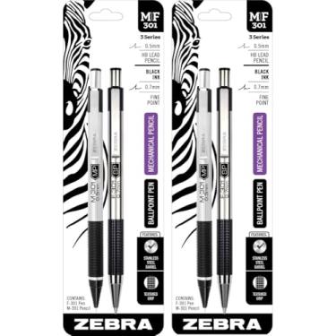 Imagem de Zebra M/F-301 The Original Mechanical Pen & Pencil Set, Fine Point (57011) 2 Pack