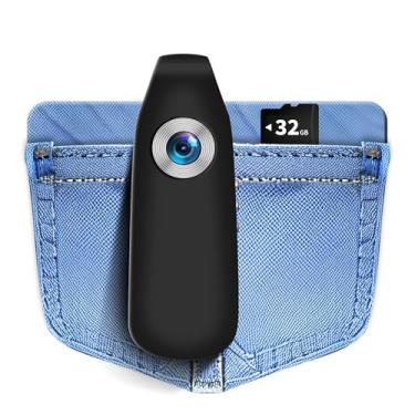 Imagem de YYCAMUS Câmera Corporal Com Cartão De 32 Gb, 2025 1080P, Mini Pessoal Clipe Magnético, Câmeras Vídeo Peito Vestíveis Para Ciclismo, Trabalho, Viagens, Passeios Animais Estimação, Esportes Ao Ar Livr