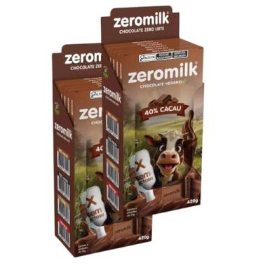 Imagem de Chocolate 40% Cacau Sem Lactose Vegano 12x 70g