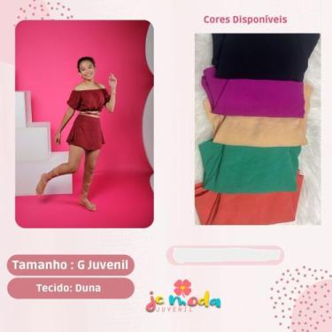 Imagem de Vestido juvenil tamanho G tecido: Duna - MARLI MODAS