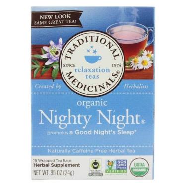 Imagem de Tea Traditional Medicinals Nighty Night Organic 16 saquinhos de chá