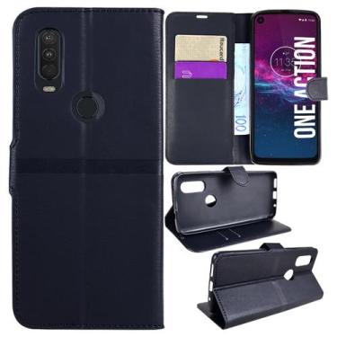Imagem de Capa Carteira + Capa Anti Impacto Moto One Action XT2013 6.3 - Cell In