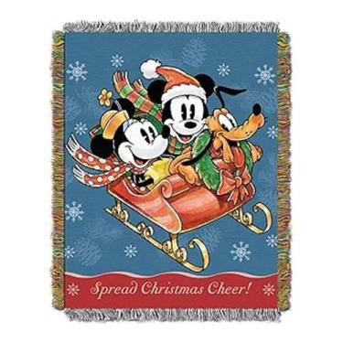 Imagem de Cobertor Disney Mickey Mouse - Passeio de Trenó - 120x150cm