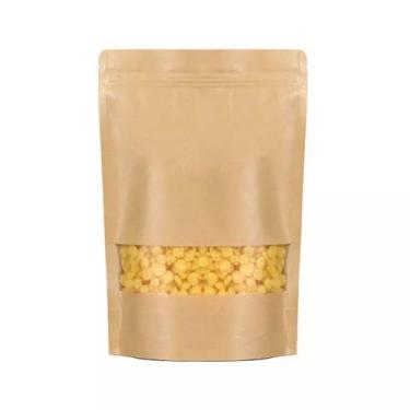 Imagem de Saco Embalagem Kraft  com Visor stand Up Pouch 500 uni - M1
