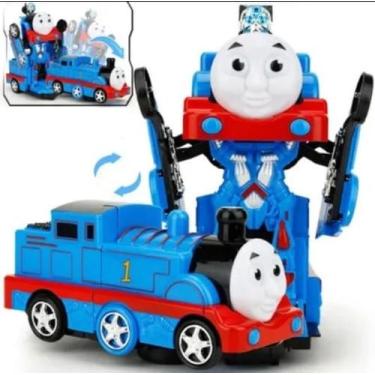 Imagem de Brinquedo Infantil Trem Trenzinho Thomas TK - 1177 Vira Robô Musical C