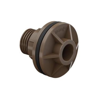 Imagem de Adaptador com Flange 32mm Anel para Caixa D'Água Marrom Tigre - 100005