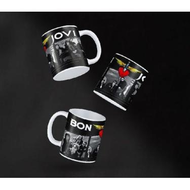 Imagem de Caneca Cerâmica Rock Bon Jovi - Premium