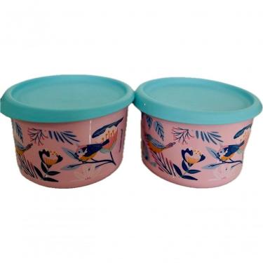 Imagem de Tupperware Kit 2 Peças Mini Instantânea Vila Das Flores 575ml