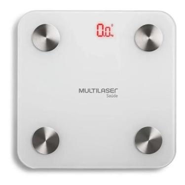 Imagem de Balança Bioimpedância Digital  13 Índices  Bebês - Multilaser, Branco,