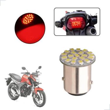 Imagem de Lâmpada Led Freio 2 Polos Com Efeito Strobo Moto CB600F 2005 2006 2007