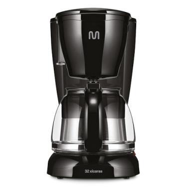 Imagem de Cafeteira Elétrica 32 Xícaras 1.2L com Jarra de Vidro e Filtro Reutilizável 127V 800W Preto Multi - GO037