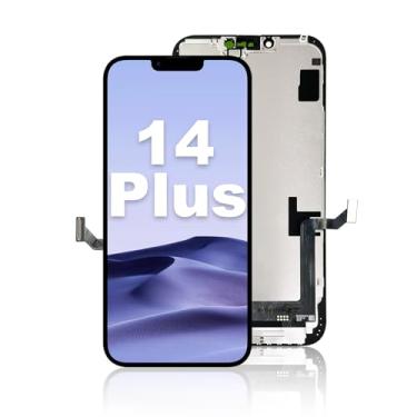 Imagem de Substituição de tela para iPhone 14 Plus, tela LCD Full HD por atacado, montagem de moldura digitalizadora de toque 3D com adesivo à prova d'água para (modelos A2632, A2885, A2888, A2887, A2886) 6,7