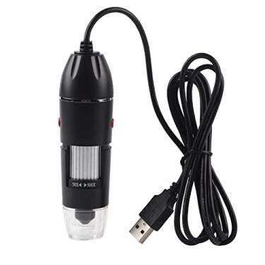 Imagem de aqxreight Microscópio Eletrônico Portátil 500X Ligma USB para Laptop para Laptop. Com Suportes 500X e LED Com ajuste. Com Vem o Suporte Microscope500x Micro