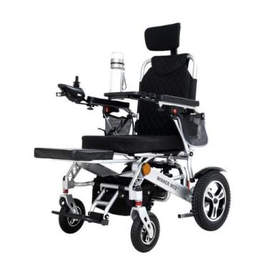 Imagem de Cadeira de Rodas Motorizada Elétrica  Dobrável, Leve, Joystick Intelig