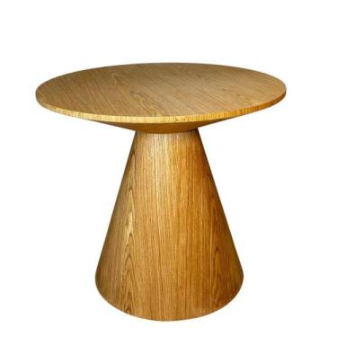 Imagem de Mesa De Jantar Eclipse Cone Redonda 150cm Em Freijó - Modelar