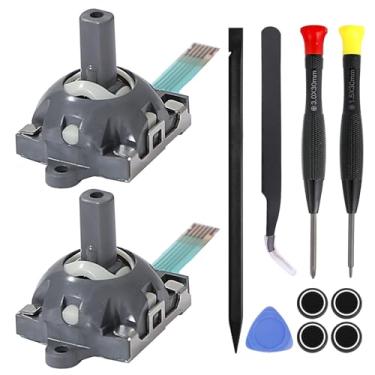 Imagem de Ikpek 2 Pack Joysticks replacement for Asus ROG Ally RC71L Handheld Console, Joystick for GPD win3 Windows 10 Handheld Game Laptop Thumb Sticks 3D Analog Rod Replace Accessories with Repair Tools