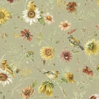 Imagem de Guardanapo para Decoupage Ihr 33x33 Folhas de Girassóis com 20 Unidade