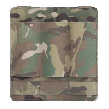 Imagem de Painel elástico organizador de administração acessórios Molle laços de plástico/suporte de torniquete para mochila colete (camuflagem)