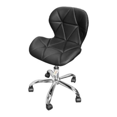 Imagem de Cadeira Escritório Giratória Office Eiffel Slim - Mak Decor, Preto