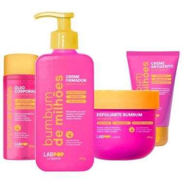 Imagem de Kit Bumbum De Milhões Cuidado Corporal Completo 4 Produtos Antiatrito 