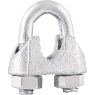 Imagem de Clips Para Cabo Aço 3/16 Leve Galv Com 2 Pç Cart Vonder