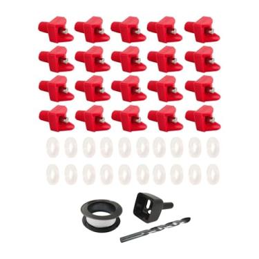 Imagem de ShengQuanHao Bebedouros Horizontais para Frangos, Automático de Bebedouros com Balde para Pintinhos, Suprimentos para Aves, 20 peças