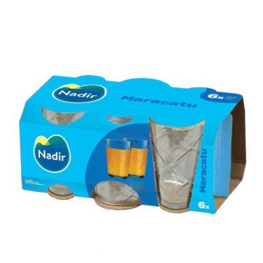 Imagem de Copo Nadir Figueiredo Maracatu de Vidro P/água/suco 265ml Jogo com 6 c
