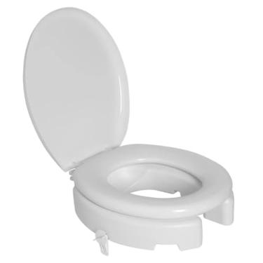 Imagem de Assento Elevado com Trava com TPK, Astra, Branco, 7 cm