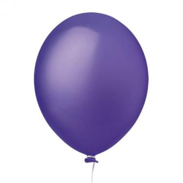 Imagem de Balão 8 Violeta Happy Day 50 Un