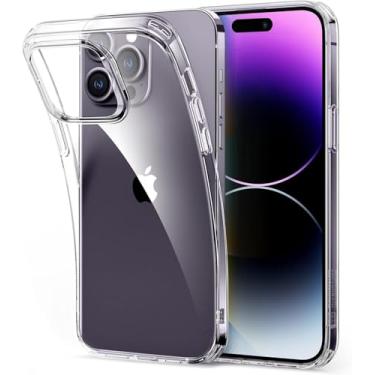 Imagem de [GL CASES] Capinha Apple iPhone 14 Pro Max Capa iPhone 14 ProMax Slim Clear Anti Impacto Reforçada Silicone Transparente Case Flexível Anti Choque Encaixe Preciso Com Proteção Para Câmera e Tela