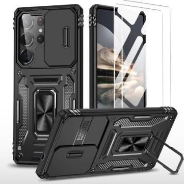 Imagem de Capa de telefone KEKBOXQ para Samsung Galaxy S25 Ultra 5G preta