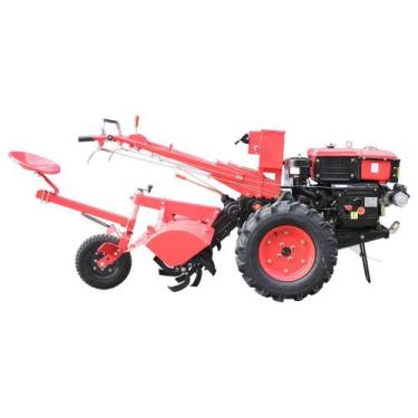 Imagem de Micro Trator Motocultivador 12.5 hp Diesel com Enxada Rotativa Motor P