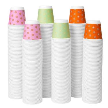 Imagem de Copos de papel Tamone, pacote 600, 90 ml, enxaguatório bucal para fest