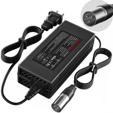Imagem de Carregador de bateria QKIIP 24V 5A XLR macho de 3 pinos para chumbo-ác