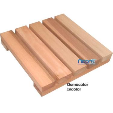Imagem de Deck De Madeira Modular 25x25cm Com Pintura Neonx, Osmocolor Incolor U