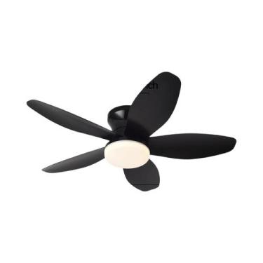 Imagem de Ventilador De Teto Moderno De Baixa Altura De 34,6 Polegadas Com Luz L