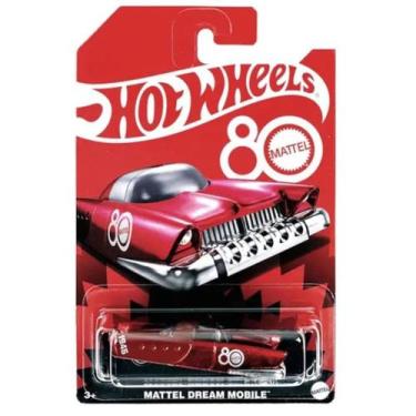 Imagem de Carrinho Hot Wheels Die-cast 80th Mattel 1:64 Unidade Jgf64