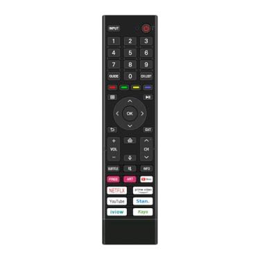 Imagem de AIDITIYMI Controle remoto de substituição ERF3G80H compatível com Hisense TV U7G Series 55U7G 65U7G 75U7G 85U7G 43A7G 50A7G 55A7G 65A7G 75A7G 85A7G A7HAU 43A7HAU 50A7HAU 55A7HAU 55A7HAU 65A7HAU A7HAU