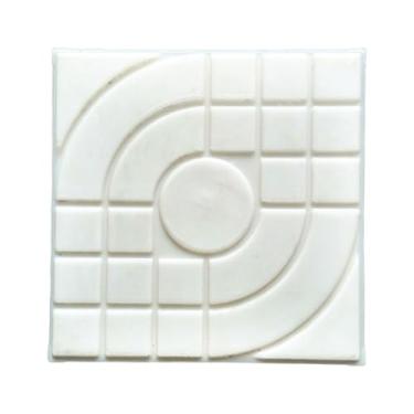 Imagem de Fenteer Molde de concreto para calçada, molde decorativo quadrado reutilizável para calçada de móveis de cimento, para pavimentação de pátios e jardins