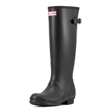Imagem de Hunter Botas de chuva Wellington femininas, 35,5 EU, Preto fosco, 6