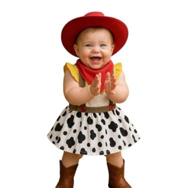 Imagem de Fantasia Jessie com chapéu romper temático (Com chapeu, M)