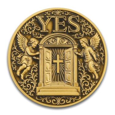 Imagem de Angels and Demons Decision Maker - Inspire Clarity and Wisdom YES/NO Filpping Coin